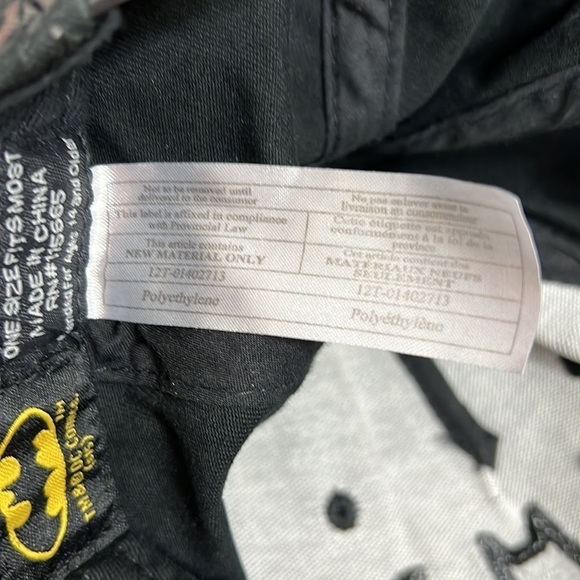 Bioworld Batman All Over Graphic Snapback Black Hat NWOT - Picture 4 of 5